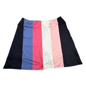 Golftini Connection Short Colorblock Pull-On A-Line Golf Tennis Skort L NWT